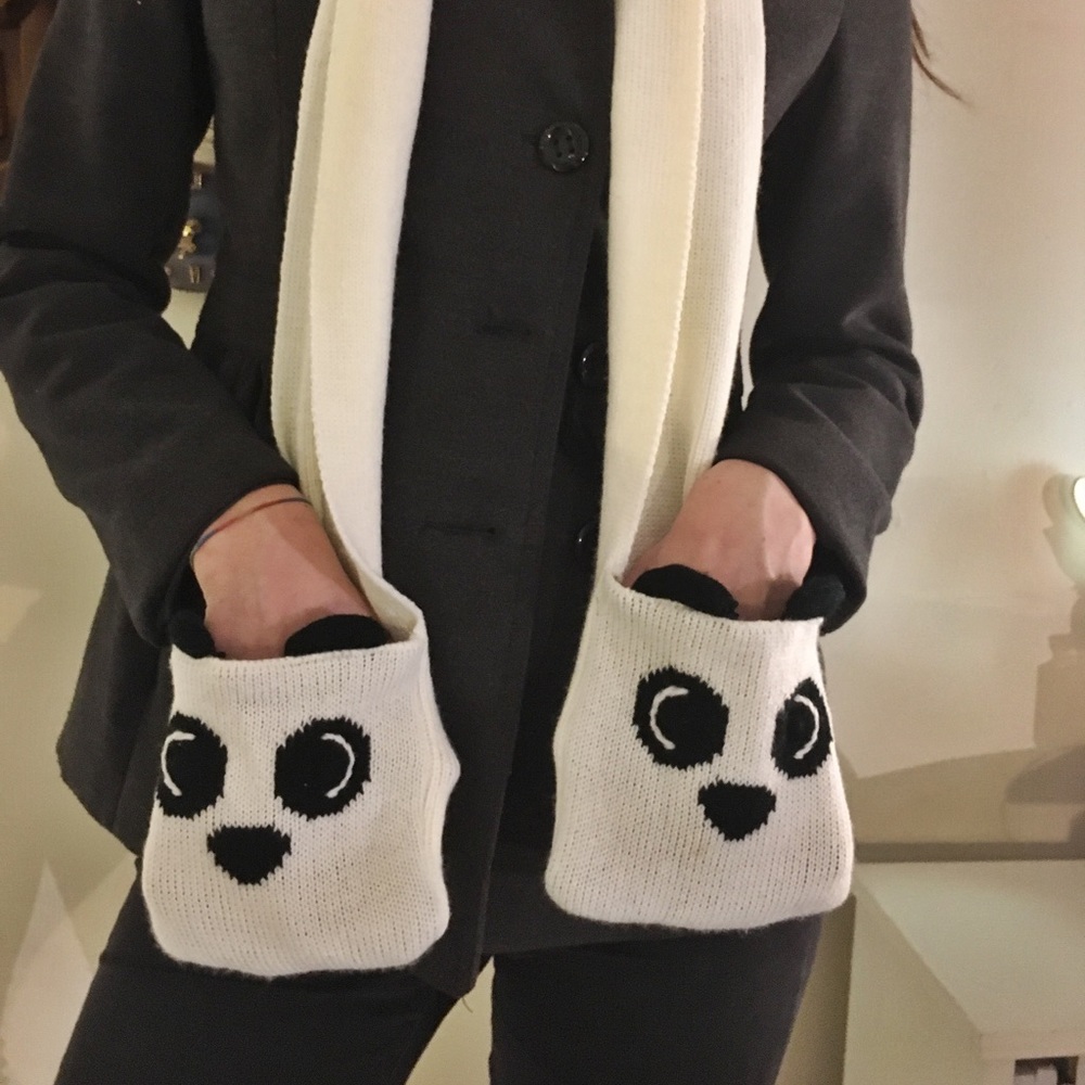 Panda Pocket Scarf